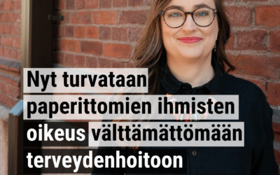 Blogi – Paperit­to­mien terveyden­huollon takaaminen kannattaa ja tulee viedä maaliin (30.09.2022)