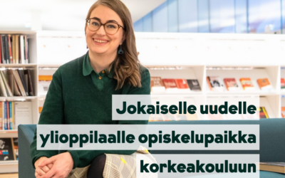 Blogi – Jokaiselle uudelle ylioppilaalle opiskelupaikka korkeakouluun (27.6.2023)